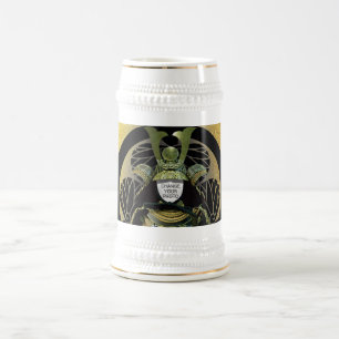 Caneca De Cerveja Mudou Sua Foto, Samurai Helmet