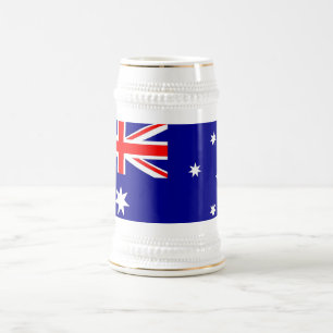 Caneca De Cerveja Mug com bandeira da Austrália