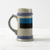 Mug com bandeira da Estônia