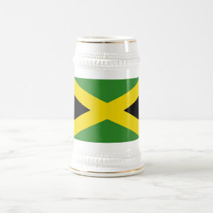 Caneca De Cerveja Mug com bandeira da Jamaica