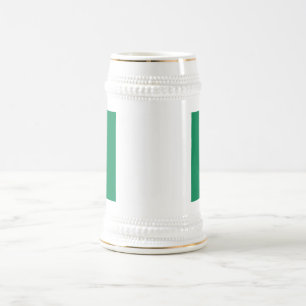 Caneca De Cerveja Mug com bandeira da Nigéria