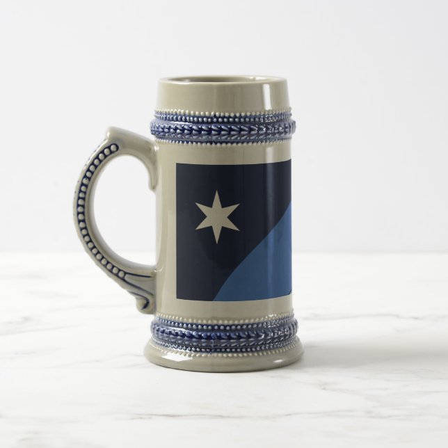 Caneca de cerveja Mug com Bandeira de Colúmbia, Ca (Esquerda)