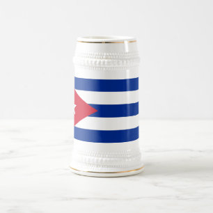 Caneca De Cerveja Mug com bandeira de Cuba