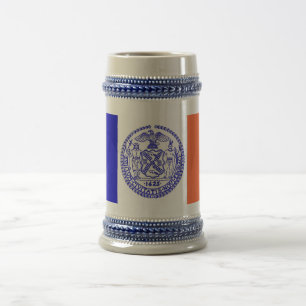 Caneca De Cerveja Mug com bandeira de Nova Iorque - EUA