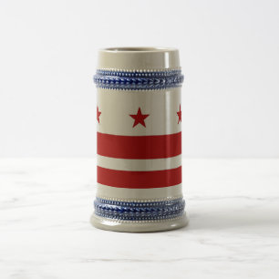 Caneca De Cerveja Mug com bandeira de Washington DC-EUA