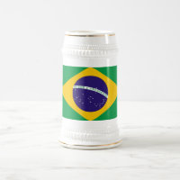 Mug com bandeira do Brasil