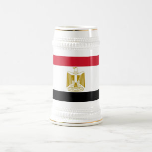 Caneca De Cerveja Mug com bandeira do Egito