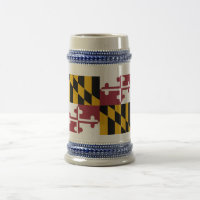 Mug com Bandeira do Estado de Maryland - EUA
