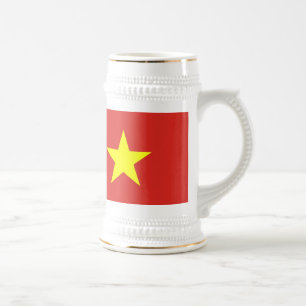 Caneca De Cerveja Mug com bandeira do Vietnã