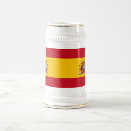 Caneca De Cerveja Mug com sinalizador de Espanha