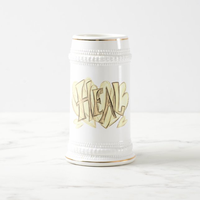 Caneca De Cerveja Mug de Arranque de Palavras Inspiracional (Centro)