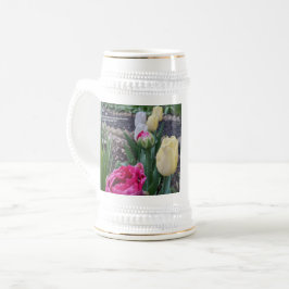 caneca de cerveja / Mug de Flores 2024 por RoseWri