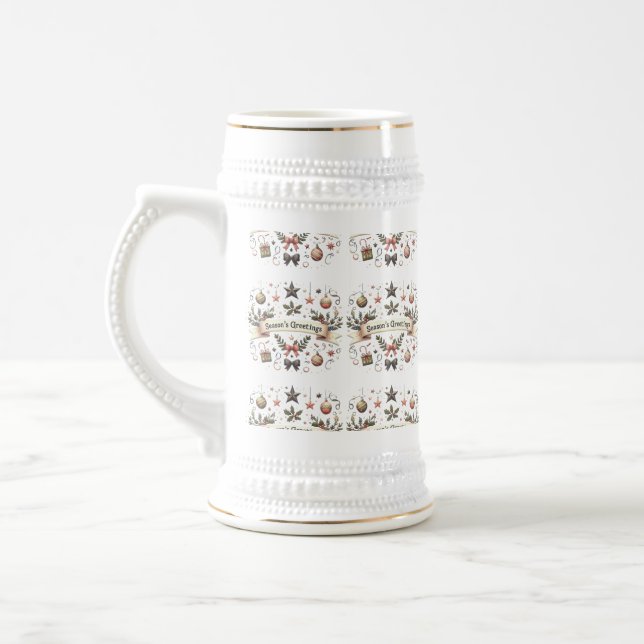 Caneca De Cerveja Mug de saudações da temporada (Esquerda)