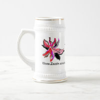 Mug: Flor da Irmã Vermelha Havaiana
