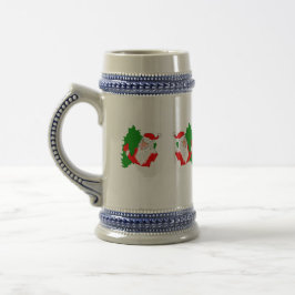 Caneca De Cerveja Mug - Steim / Natal Mug Papai Noel com Natal