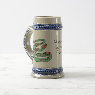 Caneca De Cerveja Mundo cobra: Extremo, Poder, Aventuras.