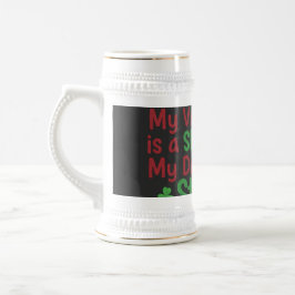 Caneca De Cerveja My Valentine is a Shamrock Funny St. Patrick's Day