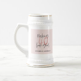 Caneca De Cerveja na moda aniversário de 40 anos