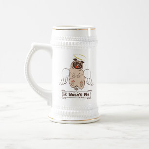 Caneca De Cerveja Não foi uma citação engraçada do meu anjo