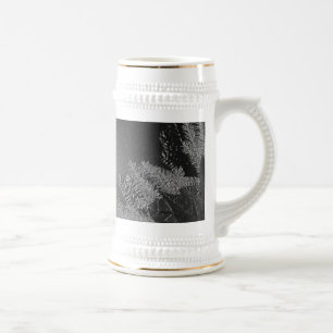 Caneca De Cerveja Natal Poinsettia Black E Cinza IV
