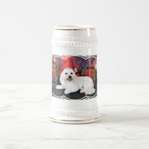 Caneca De Cerveja Natal - Toby - raça misturada