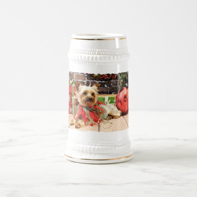 Caneca De Cerveja Natal - Yorkie - Kinsey (Centro)