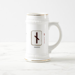 Caneca de cerveja Naudhiz RuneStone