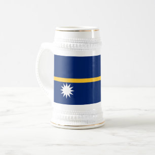 Caneca De Cerveja Nauru Flag