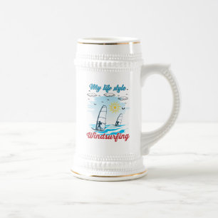Caneca De Cerveja Navegação Por Vento É O Meu Estilo De Vida