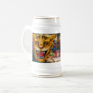 Caneca De Cerveja Nebulosa do Tigre Rosnando