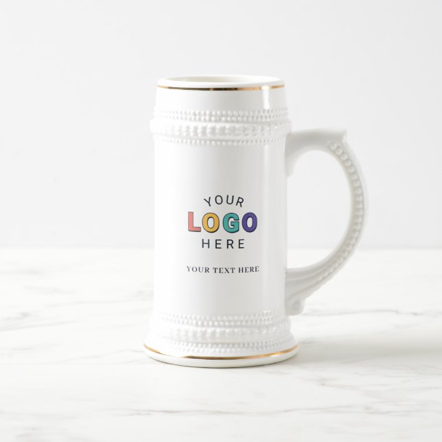 Caneca De Cerveja Negócios com Logotipo Personalizado (Direita)