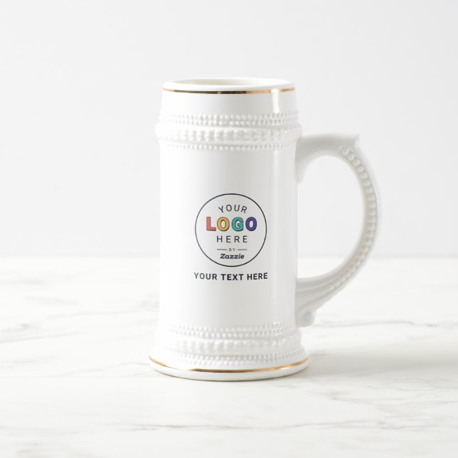Caneca De Cerveja Negócios com Logotipo Personalizado (Direita)