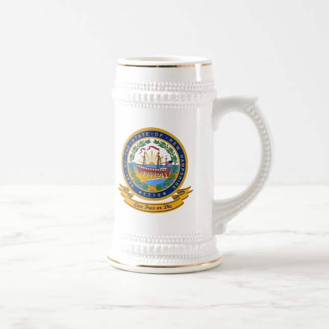Caneca De Cerveja New Hampshire Seal (Direita)