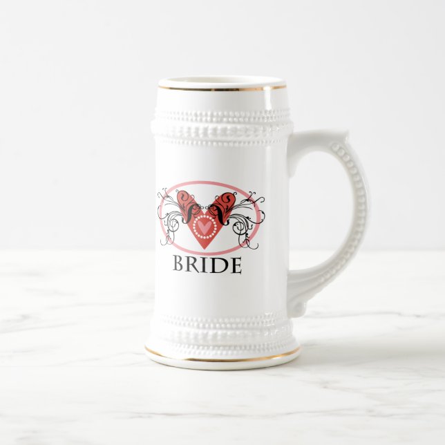 Caneca De Cerveja Noiva extravagante (Direita)