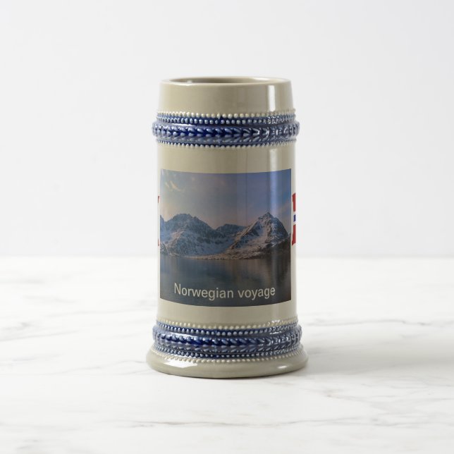 Caneca De Cerveja Noruega, viagem norueguesa (Centro)