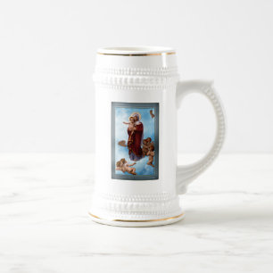 Caneca De Cerveja Nossa Senhora dos Anjos por William Bouguereau