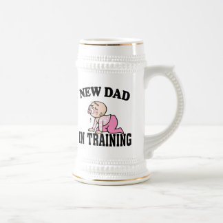Caneca De Cerveja Novo papai Girl