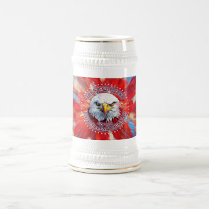 Caneca De Cerveja O Espírito De 1776, 2026 Águia Vermelha de Fogo da