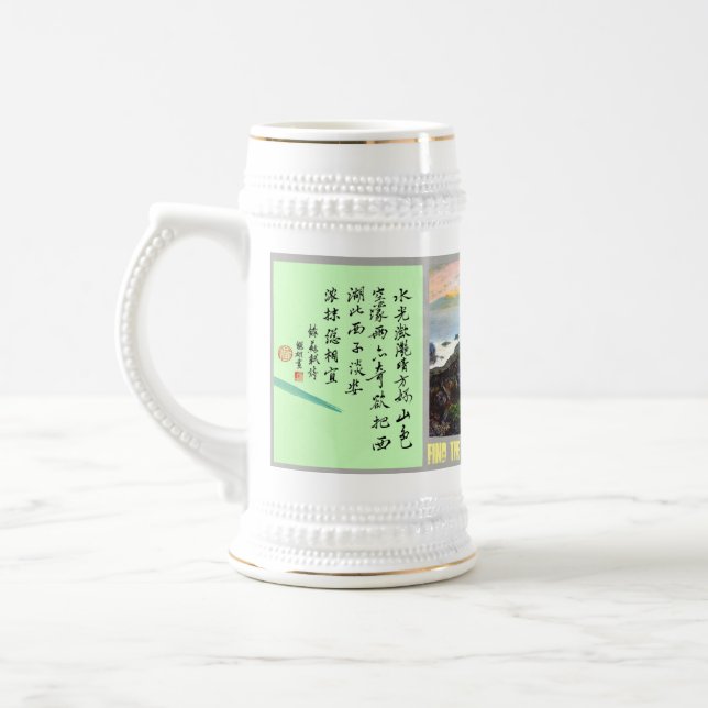 Caneca De Cerveja O happy hour com cervejas (Esquerda)