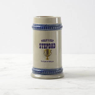 Caneca De Cerveja O melhor STEPDAD no1 do PRÊMIO TROPHY MUG