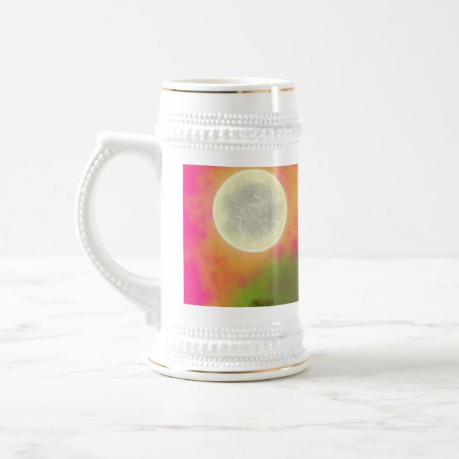 Caneca De Cerveja O mundo da lua e da flor (Esquerda)