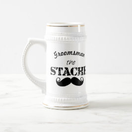 Caneca De Cerveja O padrão do bigode