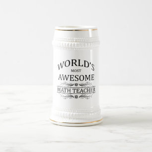 Caneca De Cerveja O professor de matemática o mais impressionante d