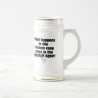 Caneca De Cerveja O que acontece na capoeira de galinha