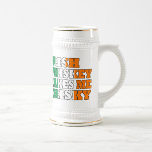 Caneca De Cerveja O uísque irlandês me deixa frisada