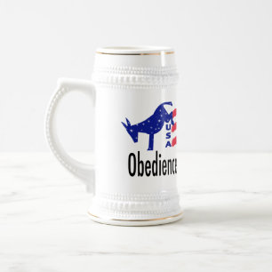 Caneca De Cerveja Obediência Patriotismo