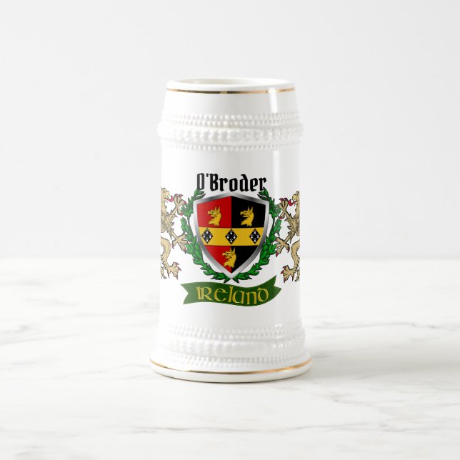 Caneca De Cerveja O'Broder/Broder Irish Shield (Centro)