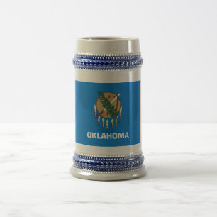 CANECA DE CERVEJA OKLAHOMA FLAG