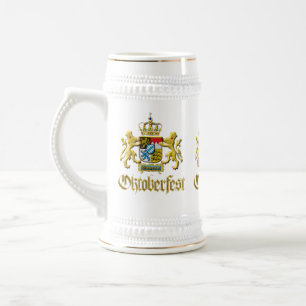 Caneca de Cerveja Oktoberfest Bavaria Crest