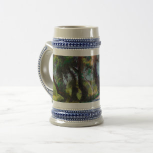 Caneca De Cerveja Oliveiras junto ao Mar – Pastel Mediterrâneo